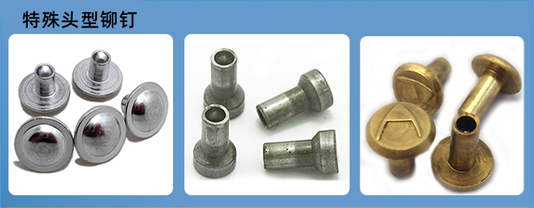 搜索:铆钉厂张东良一旋铆机全自动铆钉机平垫片铁不锈钢铝合金黄铜紫铜子母钉台阶标牌铝合金实心沉头半空心铆钉厂深圳市润博达五金制品有限公司一网上用户,