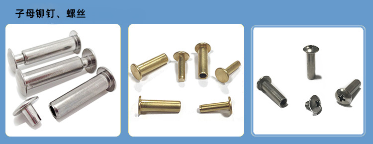 搜索:网上用户,旋铆机全自动铆钉机平垫片铁不锈钢铝合金黄铜紫铜子母钉台阶标牌铝合金实心沉头半空心铆钉厂张东良深圳市润博达五金制品有限公司